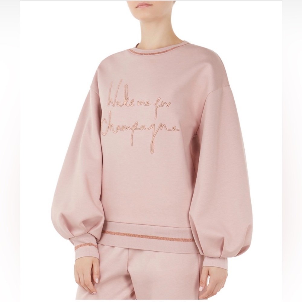 Ted Baker Wake Me for champagne sweatshirt size Large (Ted Baker size 4)